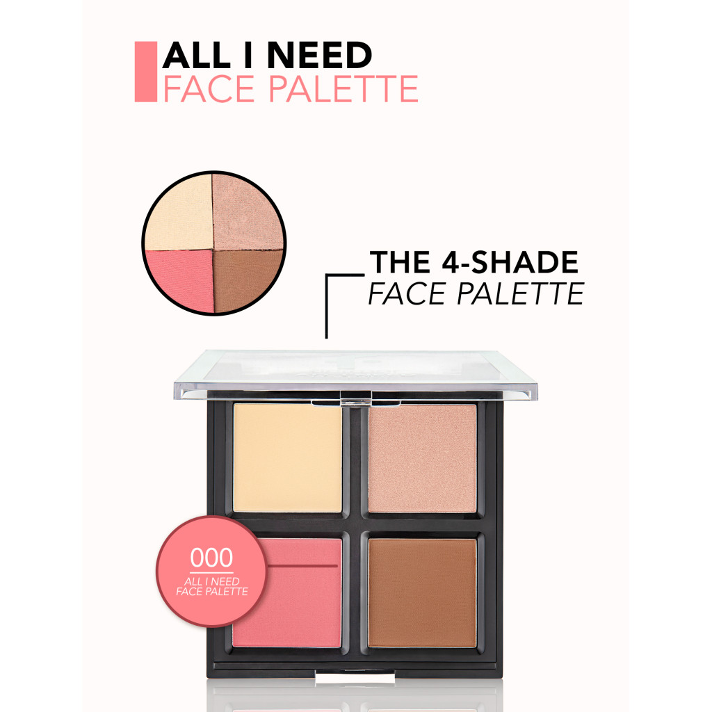 لوحة مكياج الوجه متعددة الاستخدامات من 4 قطع 