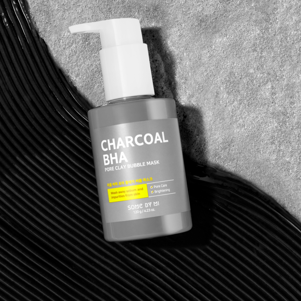قناع فقاعات طين الفحم للعناية بالمسام من سام باي مي
