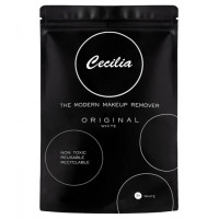 مزيل مكياج 3 فوط قابلة لإعادة الاستخدام بالجريب فروت لون أسود من سيسيليا