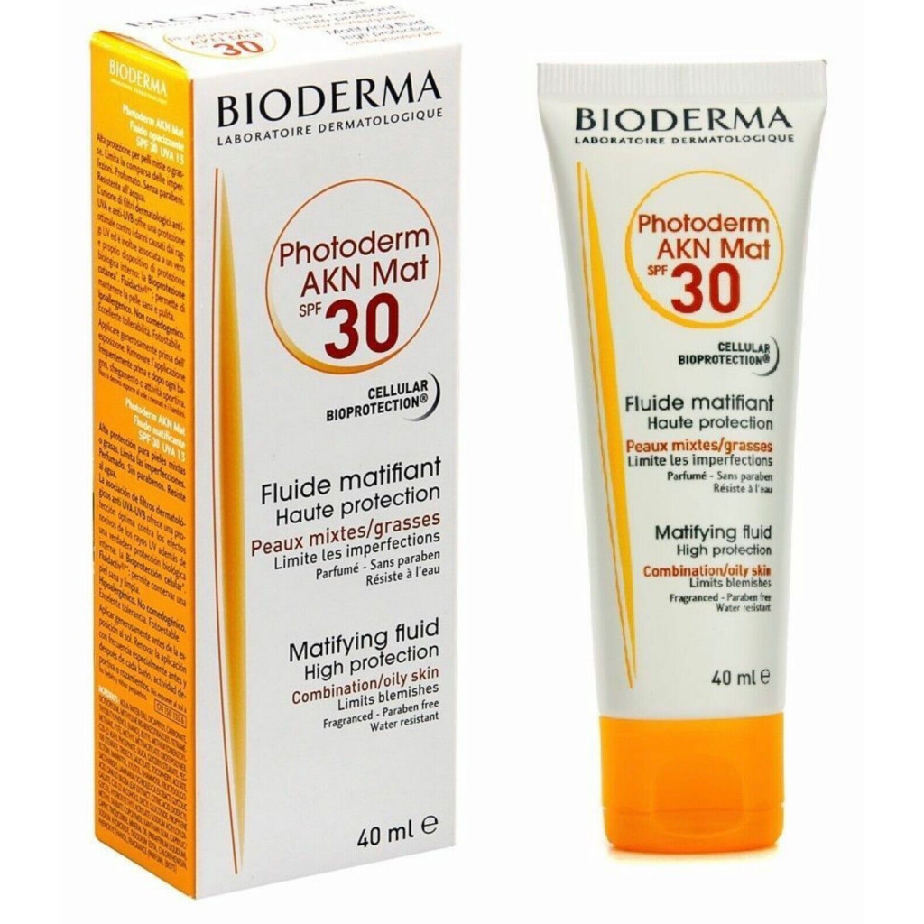 واقي شمس فوتوديرم مع عامل حماية SPF30 للعناية بالبشرة المعرضة لحب الشباب من بيوديرما - 40 مل