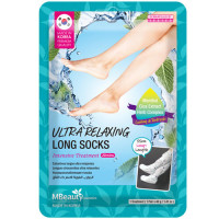 الجوارب الطويلة للقدمين للاسترخاء الفائق والمعالجة المكثفة بخلاصة الأعشاب والنعناع من إم بيوتي 