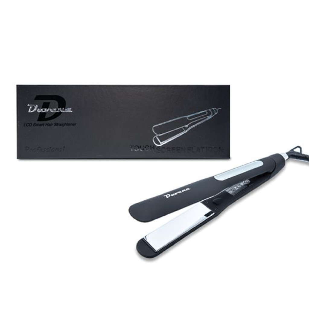 مكواة فرد الشعر سيراميك فضي عريض V193 من دافينا