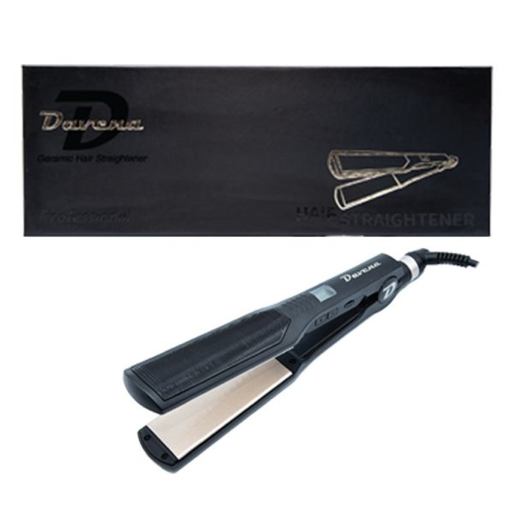 مكواة فرد الشعر سيراميك ذهبي عريض V171 من دافينا