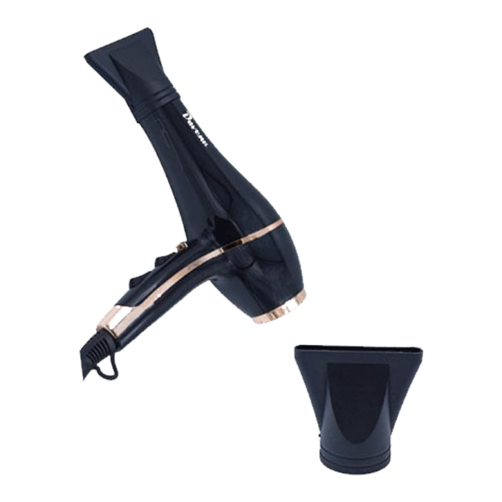 مجفف الشعر حار وبارد سعة 2000 واط، سرعتين لون أسود DV-3700P  من دافينا