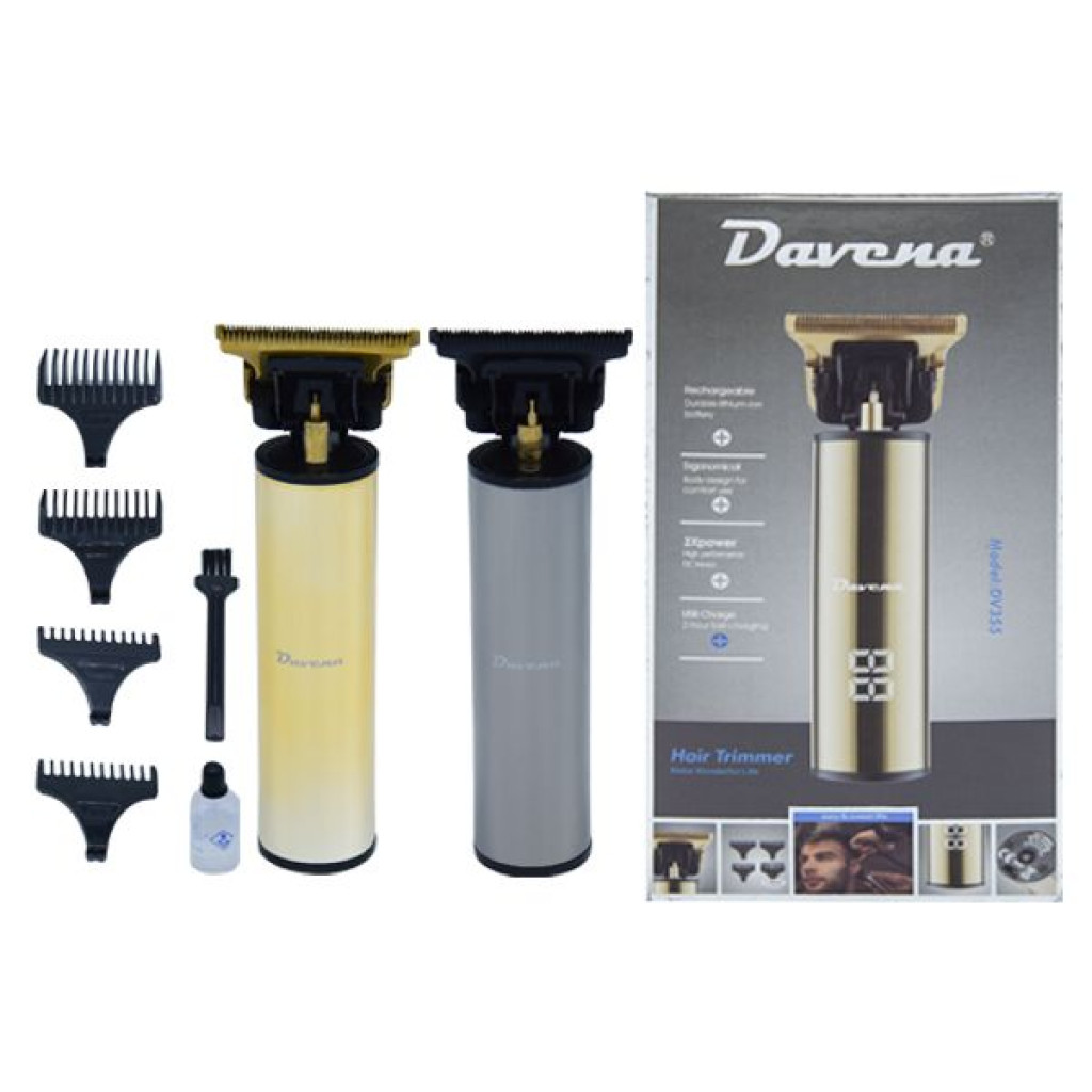 ماكينة حلاقة ميني 6 قطع لون فضي ودهبي DV355 من دافينا