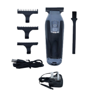 ماكينة حلاقة للشعر والذقن اسود وفضي مع شاشة عرض رقمية DV-286 من دافينا 