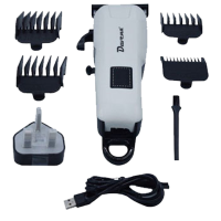 ماكينة حلاقة شعر متعددة الاستخدام مع شاشة عرض رقمية لون أبيض DV-957 من دافينا 