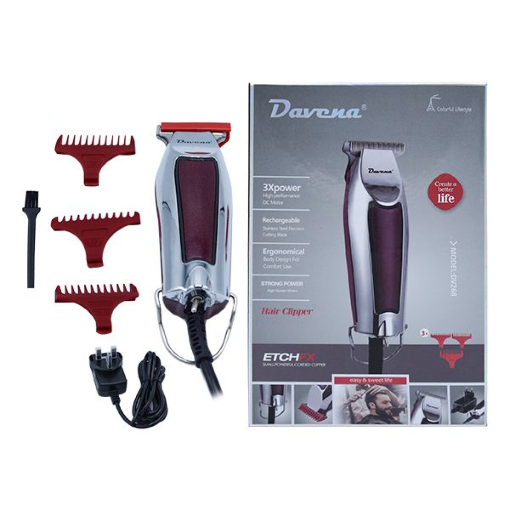 ماكينة حلاقة شعر مع 3 ملحقات DV-268 من دافينا