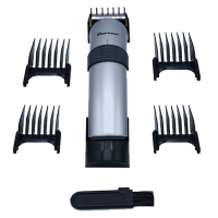 ماكينة حلاقة لقص وتشذيب الشعر 5 في 1 مع 4 رؤوس لون فضي  DV-906 من دافينا 