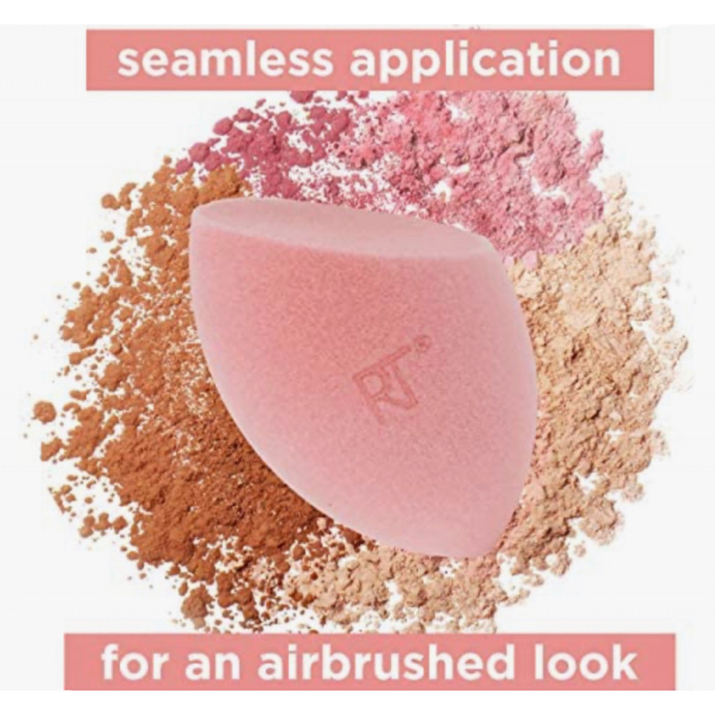 إسفنجة مكياج ميراكل مثالية للاستخدام مع البودرة من ريل تكنيك