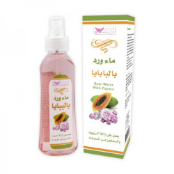 ماء الورد بالبابايا لإزالة دهون البشرة من كويت شوب