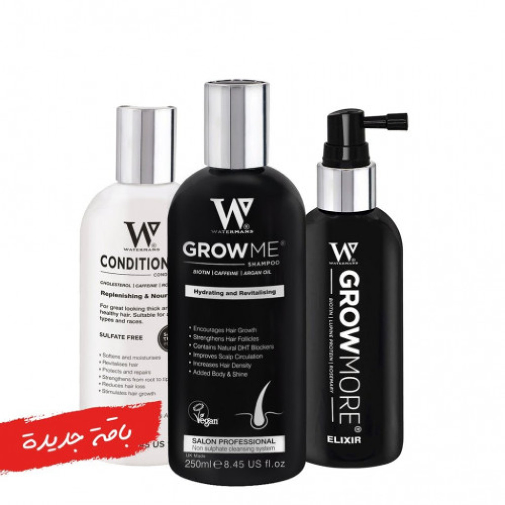 ووترمان مجموعة تكثيف وانبات الشعر جرومي
