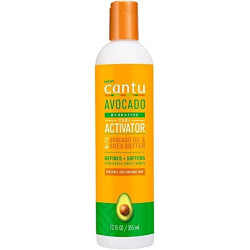 كريم منشط للشعر الكيرلي بخلاصة الافوكادو وزبدة الشيا من كانتو - 335 مل
