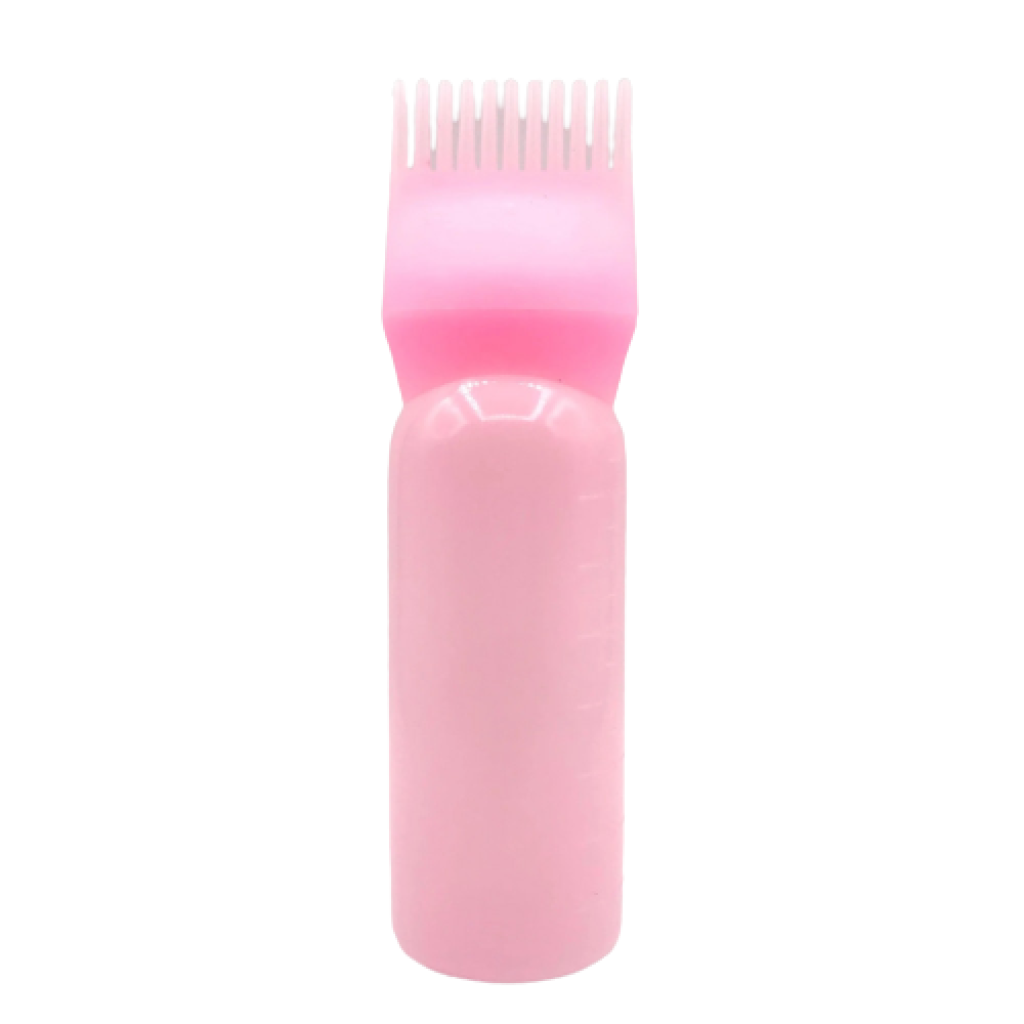 عبوة مع فرشاه توزيع صبغة أو الزيت على الشعر