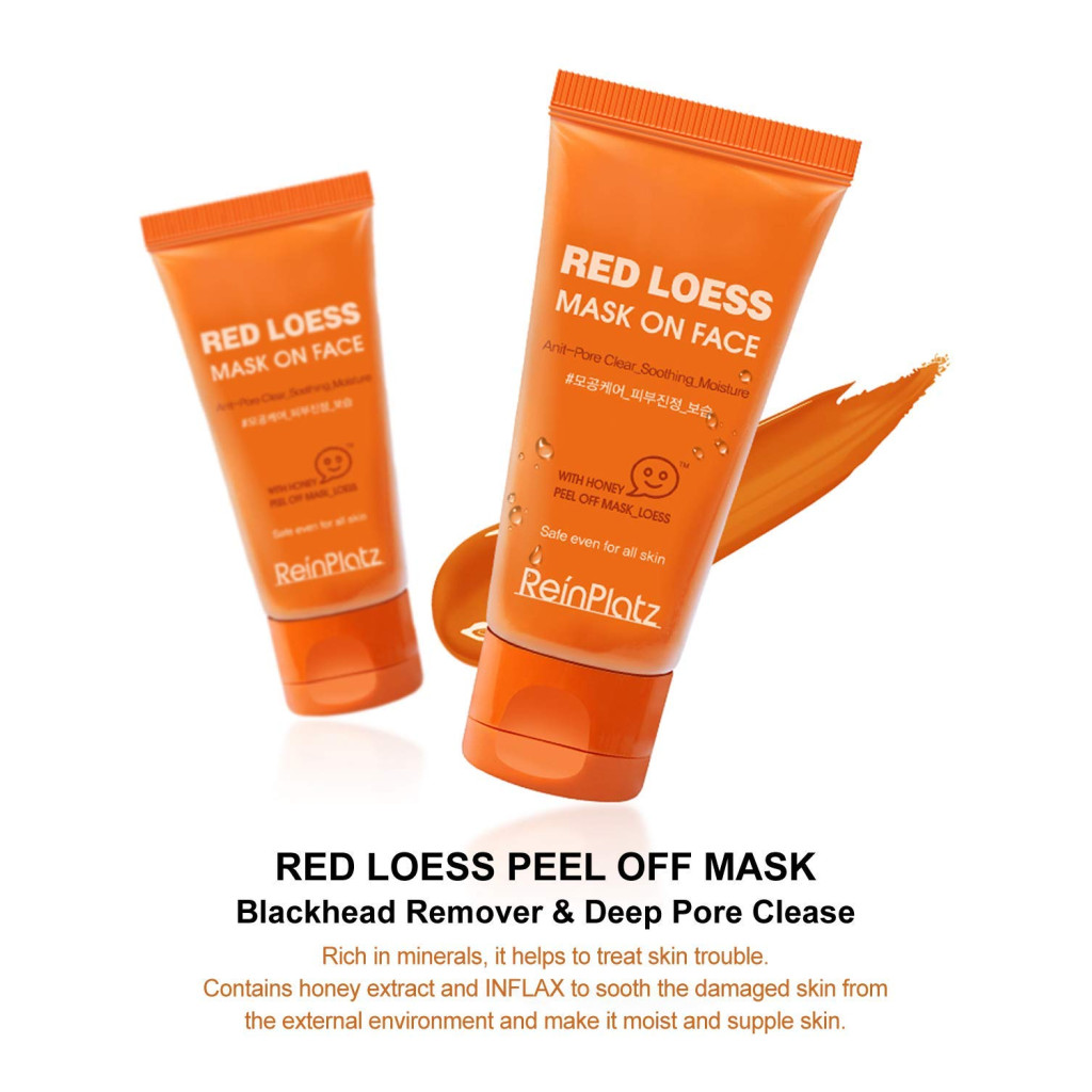 قناع الوجه لإزالة الرؤوس السوداء بخلاصة الطين و العسل من رين بلاتز