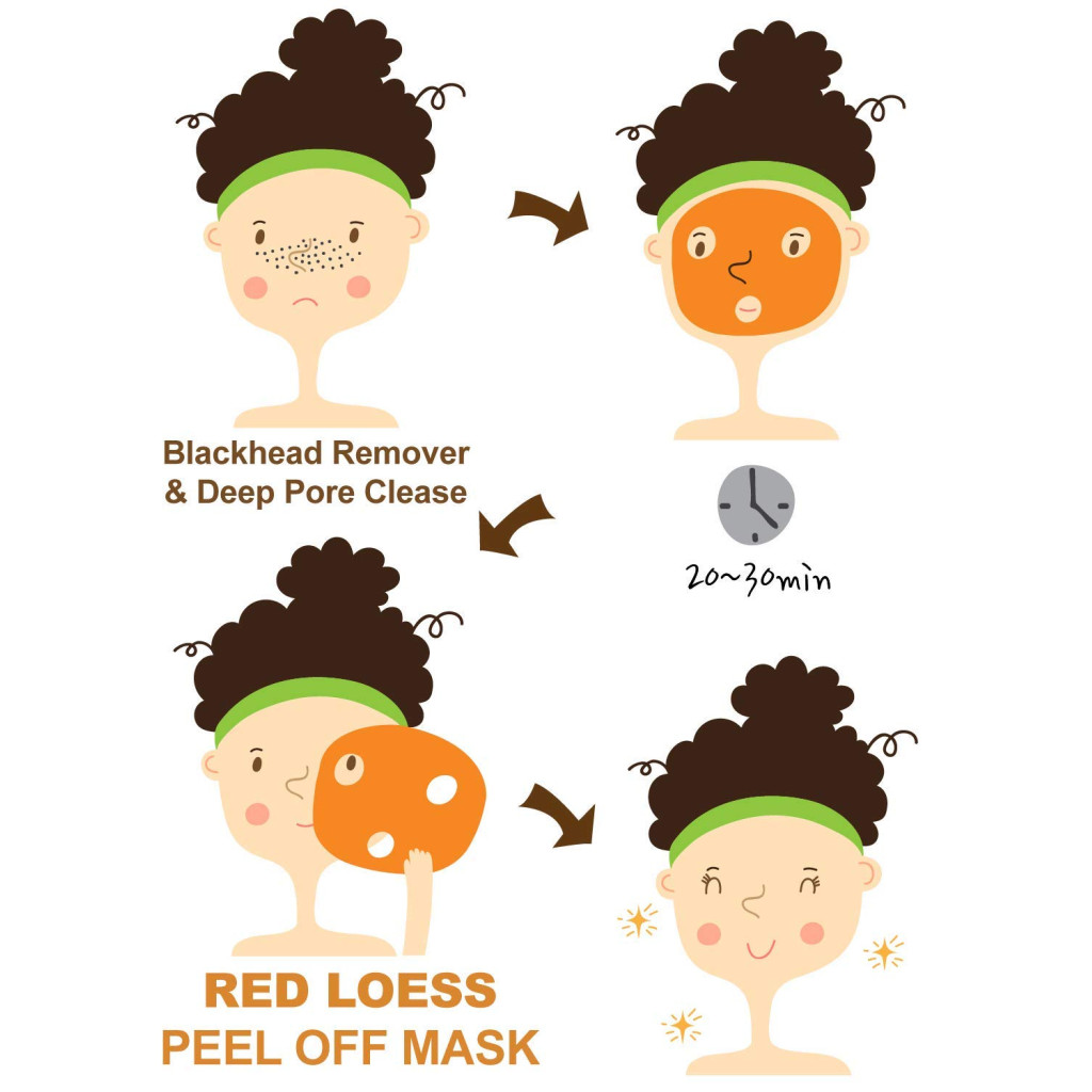 قناع الوجه لإزالة الرؤوس السوداء بخلاصة الطين و العسل من رين بلاتز