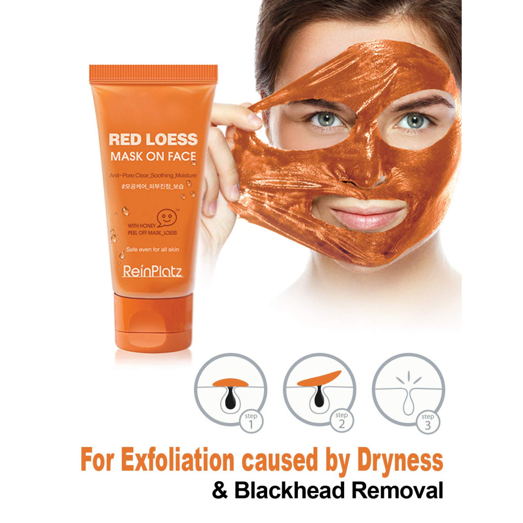 قناع الوجه لإزالة الرؤوس السوداء بخلاصة الطين و العسل من رين بلاتز