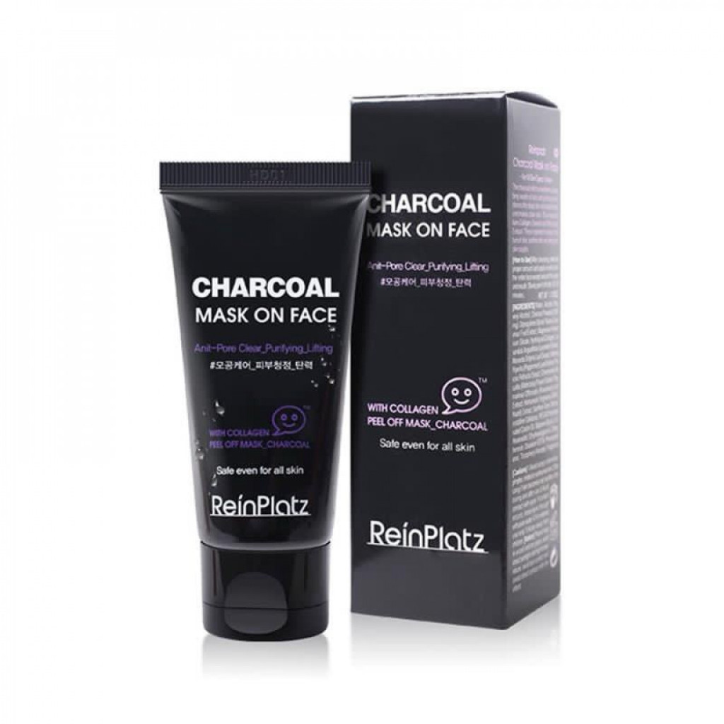 قناع تقشير الوجه لإزالة الرؤوس السوداء بخلاصة القحم من رين بلاتز