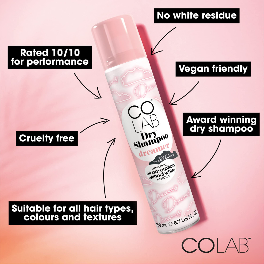 شامبو جاف لجميع انواع الشعر دريمر من كولاب 200مل
