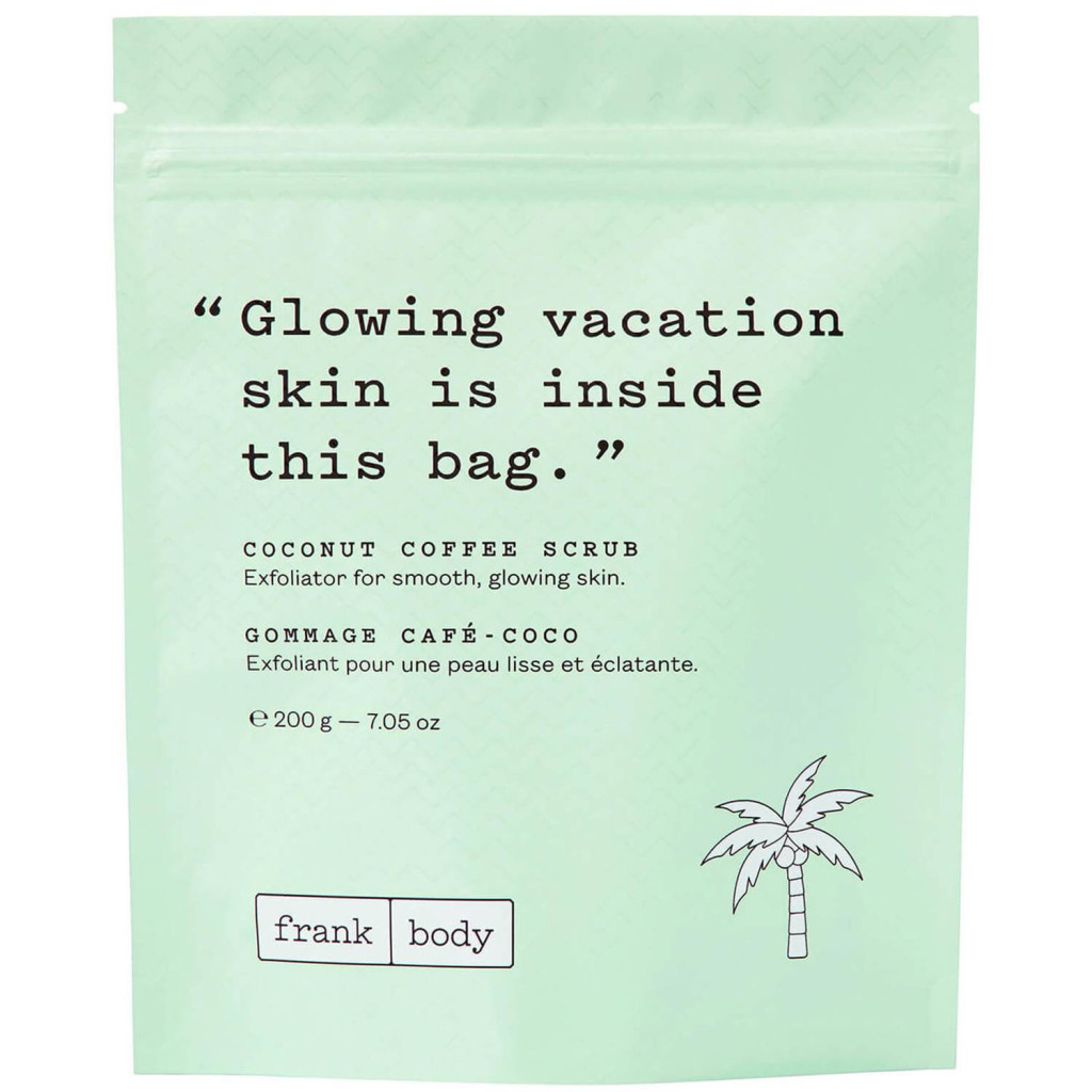مقشر الجسم بالقهوة وجوز الهند من فرانك بودي 200مل