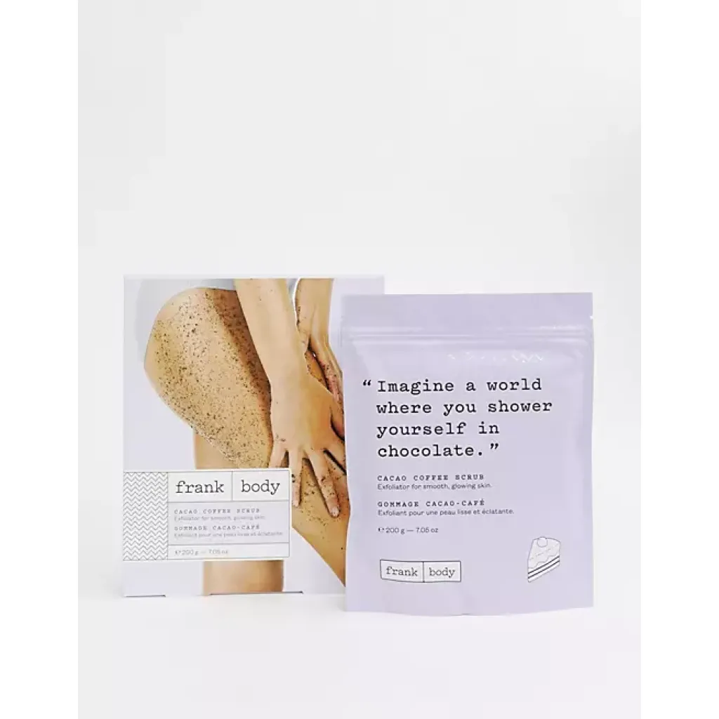 مقشر الجسم بالقهوة والكاكاو من فرانك بودي 200مل