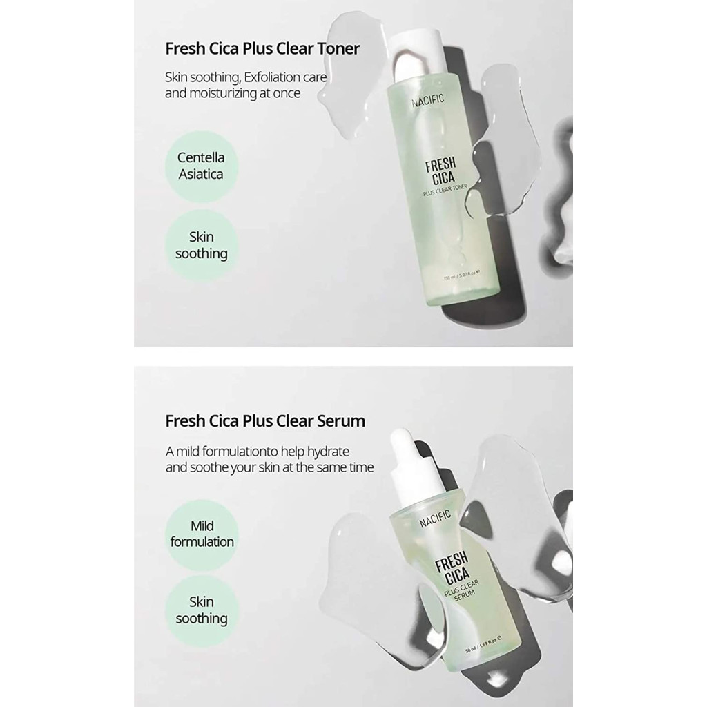 مجموعة فريش سيكا بلص للعناية بالبشرة 4 قطع من ناسيفيك استمتعي ببشرة ناعمة مع مجموعة ناسيفيك الفعالة