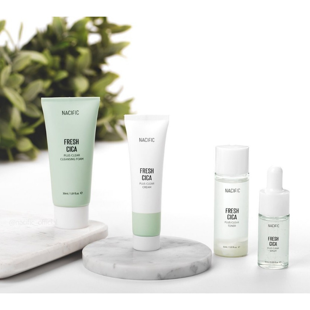 مجموعة فريش سيكا بلص للعناية بالبشرة 4 قطع من ناسيفيك استمتعي ببشرة ناعمة مع مجموعة ناسيفيك الفعالة