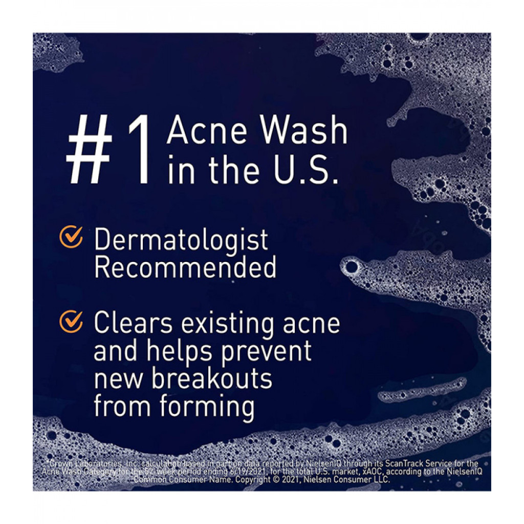 غسول رغوي لحب الشباب بنزويل بيروكسيد 10٪ من بانوكسيل 156ج