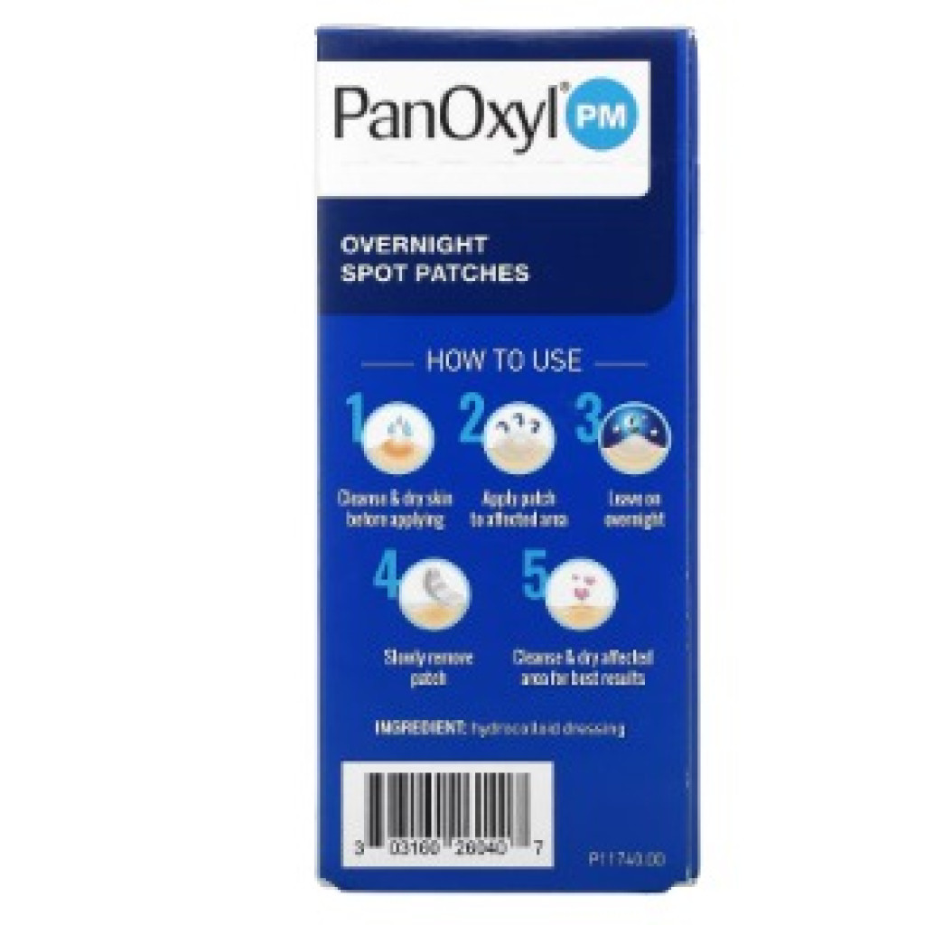 بان أوكسيل‏ رقعات ليلية 40 رقعة شفافة