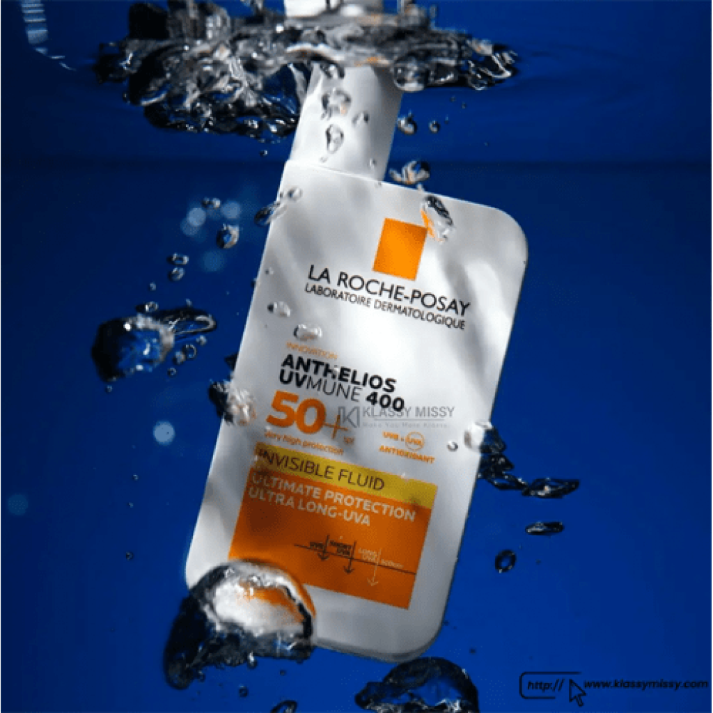 واقي شمس انثيليوس يوفي ميون 400 سائل غير مرئي بعامل حماية +50 من لاروش بوزيه - 50مل