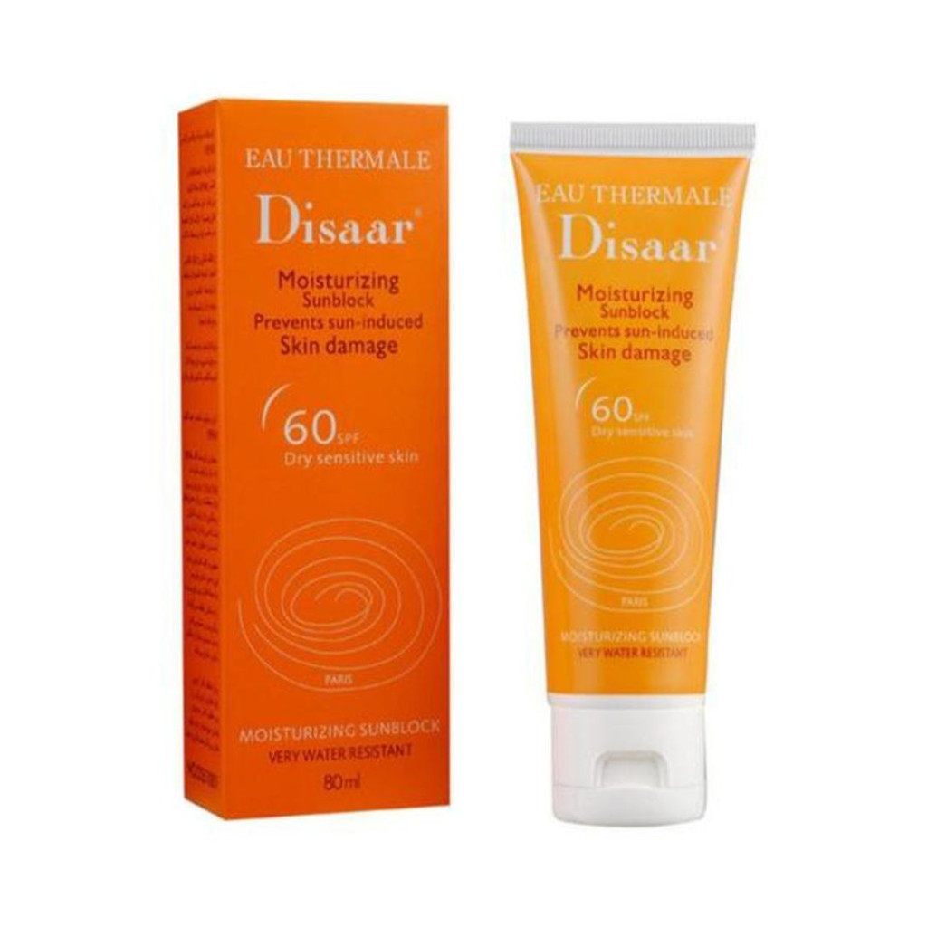 كريم مرطب واقي من الشمس بعامل حماية 60+ من ديسار او ثيرمال 80 جم