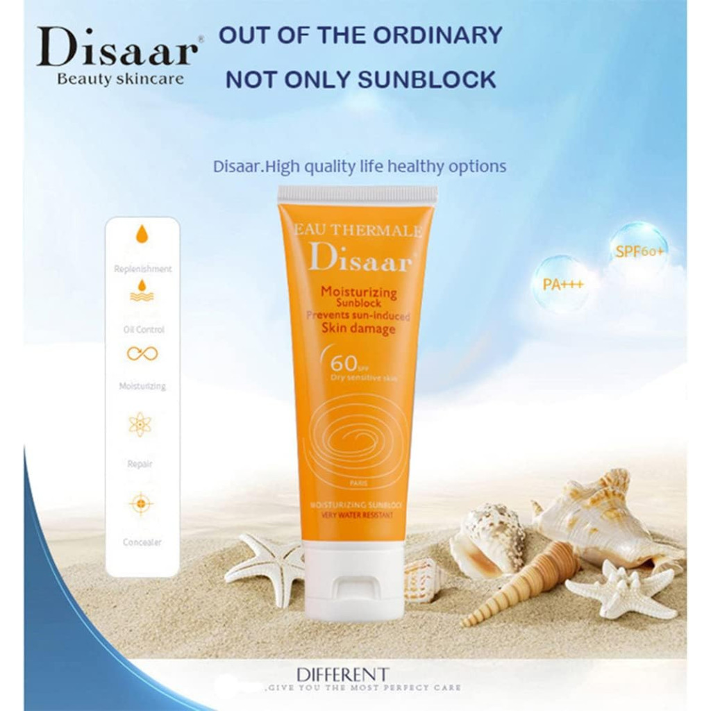 كريم مرطب واقي من الشمس بعامل حماية 60+ من ديسار او ثيرمال 80 جم