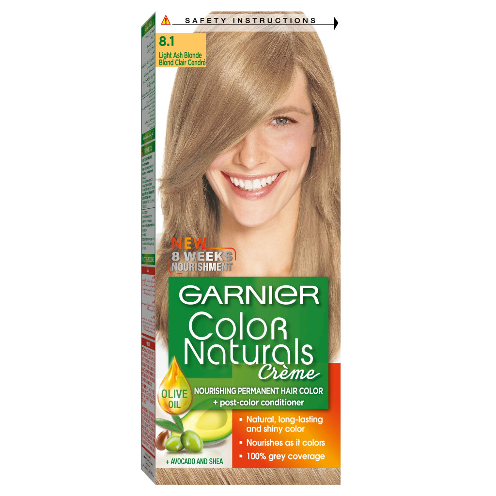 صبغة كولور ناتشرلز كريم من قارنييه - اشقر فاتح رمادي