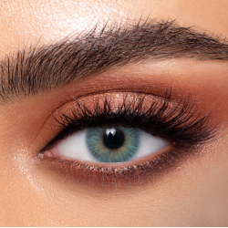 عدسات لاصقة ملونة يومية - تيفاني بلو 22  - من ذهب