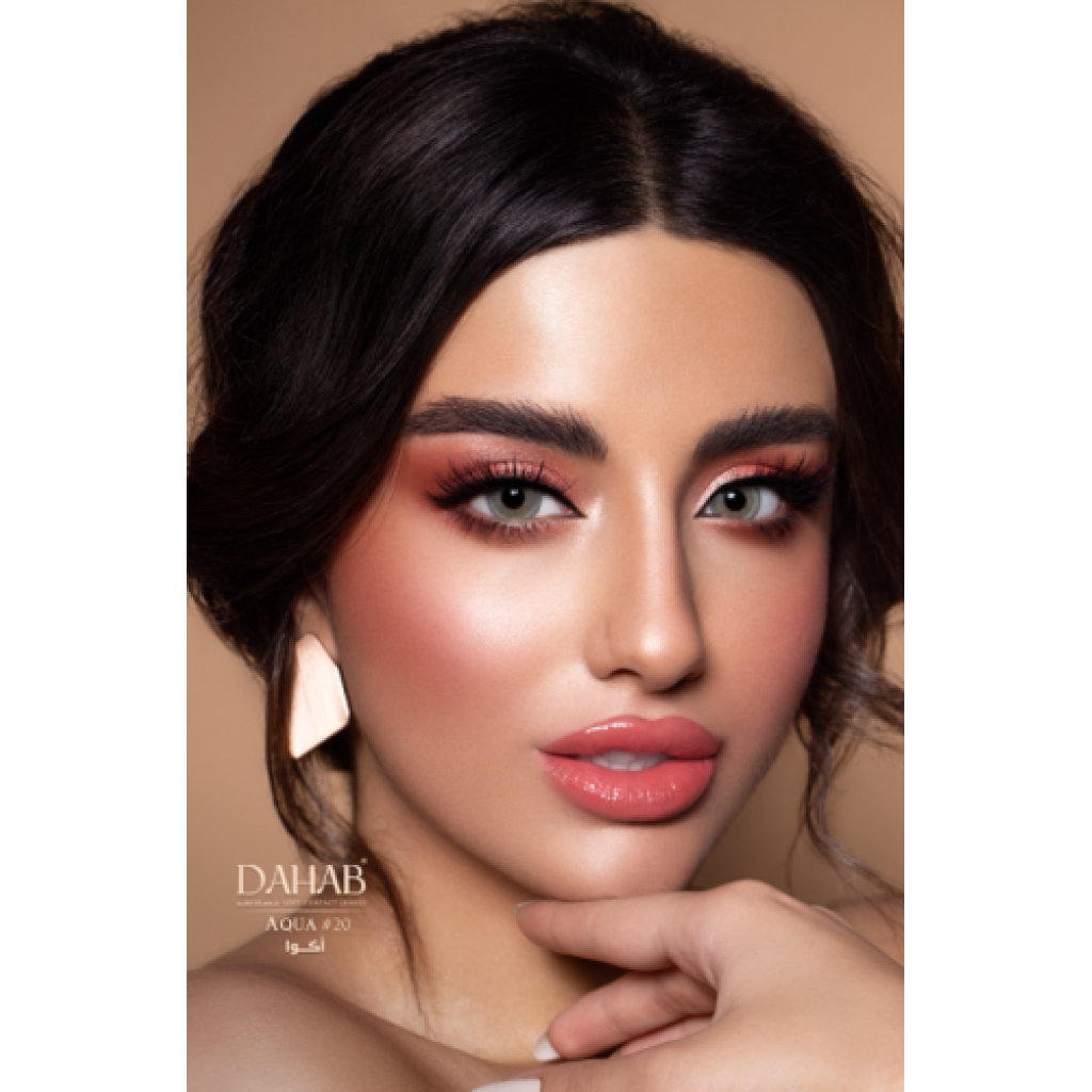 عدسات لاصقة ملونة يومية - أكوا 20 - من ذهب
