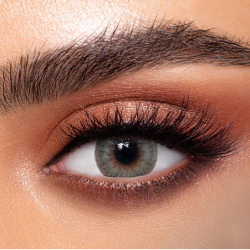 عدسات لاصقة ملونة يومية - جراي جرين 5 - من ذهب