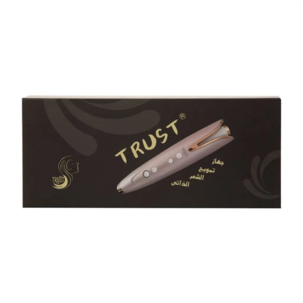 ترست جهاز ويفي اتوماتيك لاسلكي لتجعيد الشعر بدرجة حرارة 480 فهرنهايت