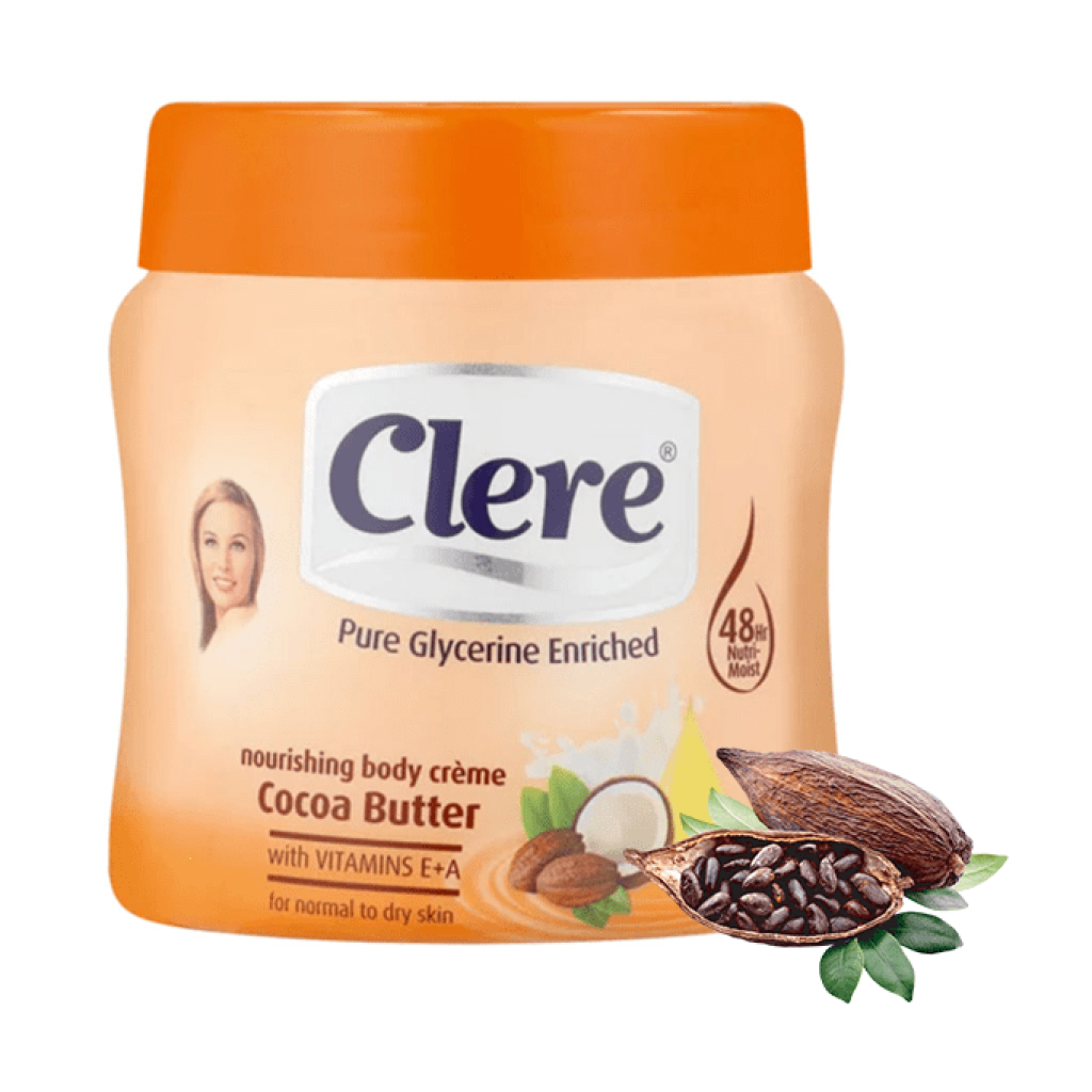 كريم الجسم بزبدة الكاكاو من كلير - 500مل