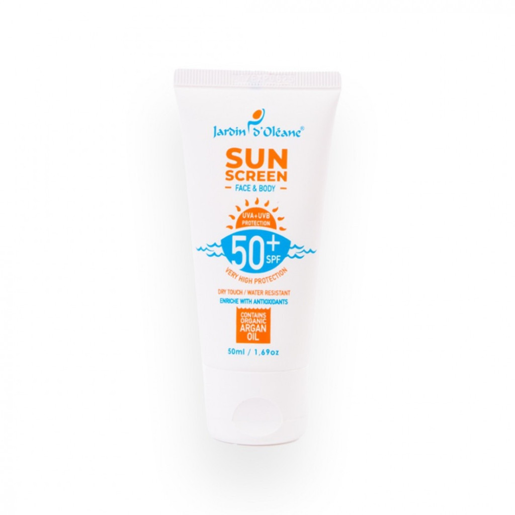 كريم واقي شمس من جاردن اوليان  للوجة والجسم 50 مل