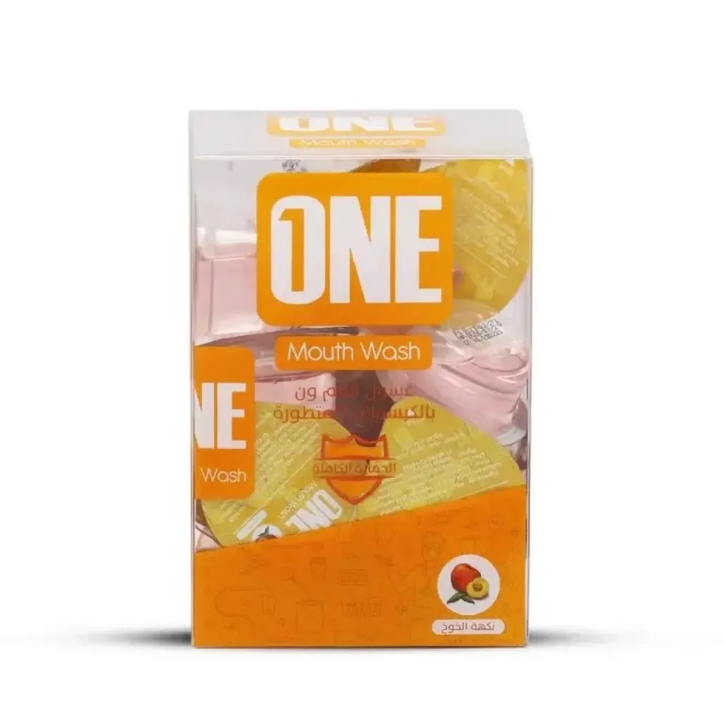 غسول الفم "ون" (One) كبسولات بخلاصة الخوخ
