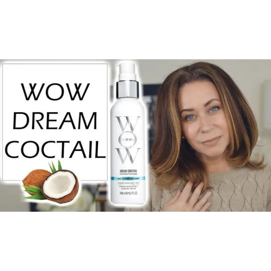 كولور واو كريم يترك على الشعر مرطب ومقوي بجوز الهند