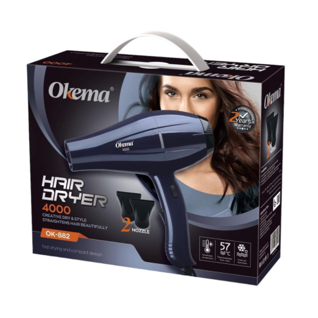 مجفف الشعر 4000 من أوكيما - OK882-OKEMA