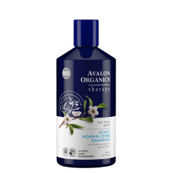 شامبو افالون أورجانكس لإنعاش فروة الرأس علاجي بالنعناع وشجرة الشاي 414 مل