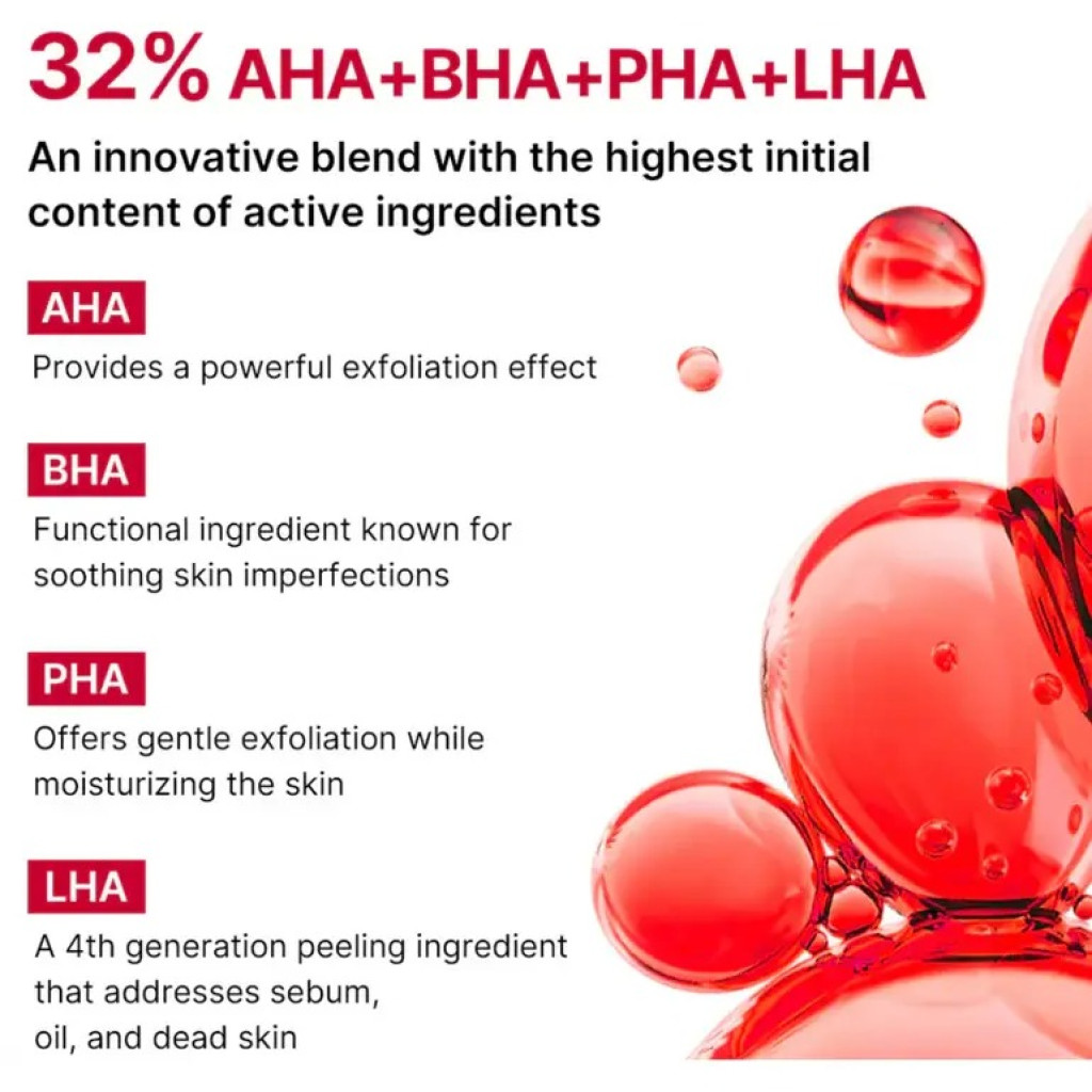 Medicube Red Acne Body Peeling Shot مقشر الجسم لتخلص من التصبغات وحب الشباب والبثور