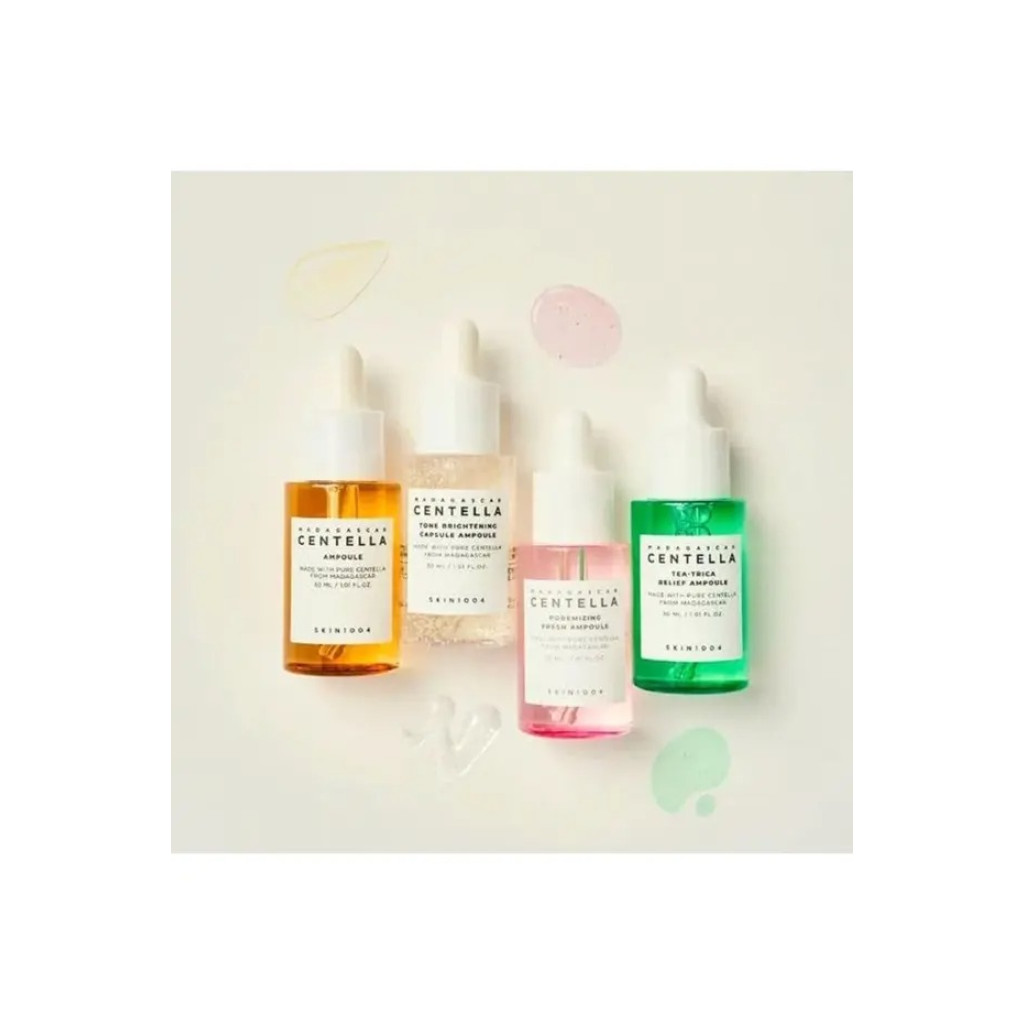 سكين1004 مجموعة أمبولات مدغشقر سينتيلا - 4 قطع