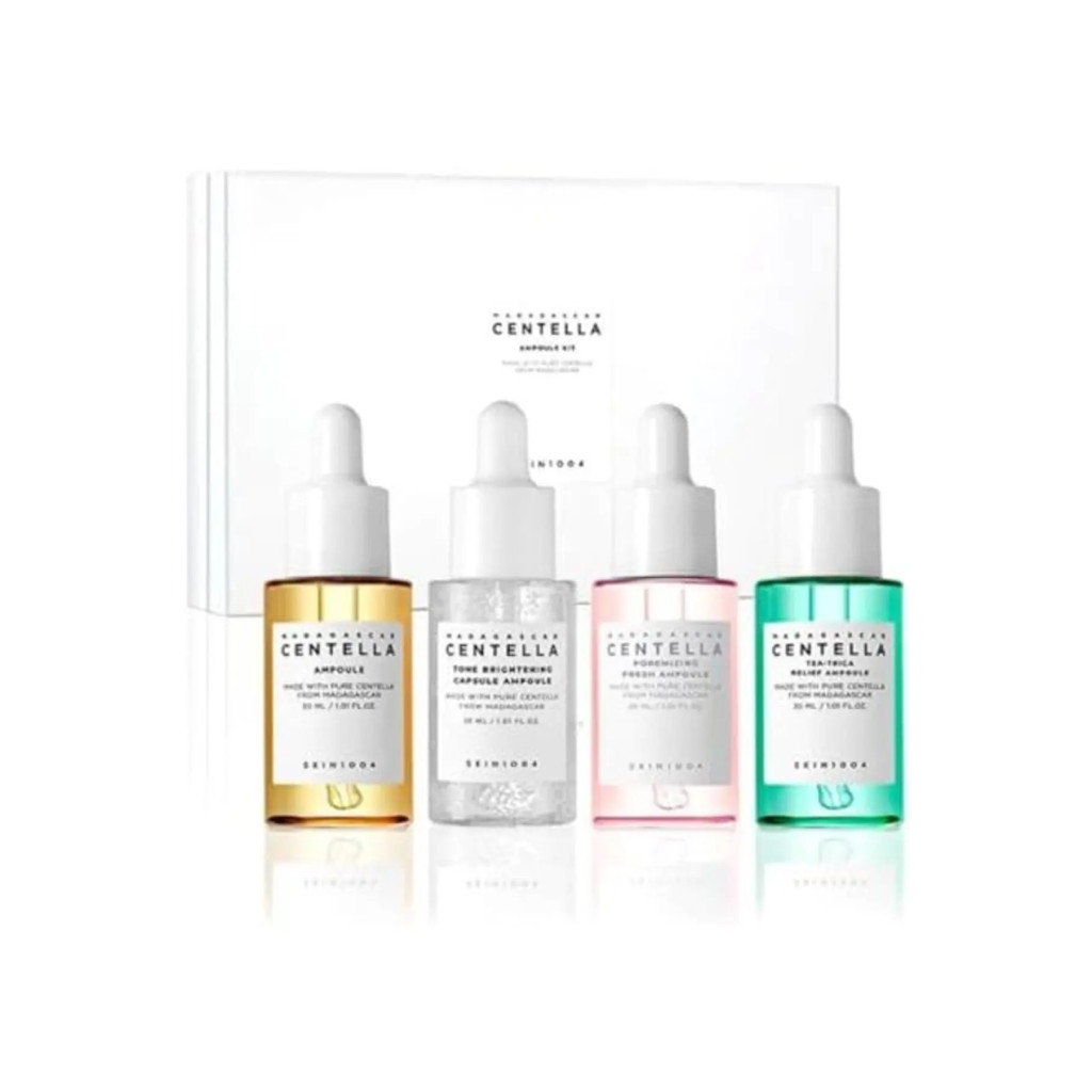 سكين1004 مجموعة أمبولات مدغشقر سينتيلا - 4 قطع