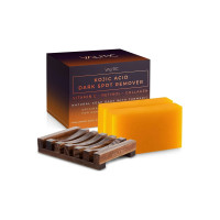 KOJIC ACID صابون حمض الكوجيك لإزالة البقع الداكنة، ألواح صابون طبيعية مع الكركم، فيتامين C