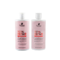 TopHair توب هير مجموعة العناية الفائقة بالشعر نعومة وترطيب شامبو وبلسم