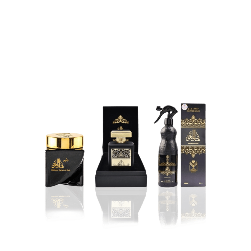 بكج عاشق العود من ألماس – عطر عود فاخر 3 قطع