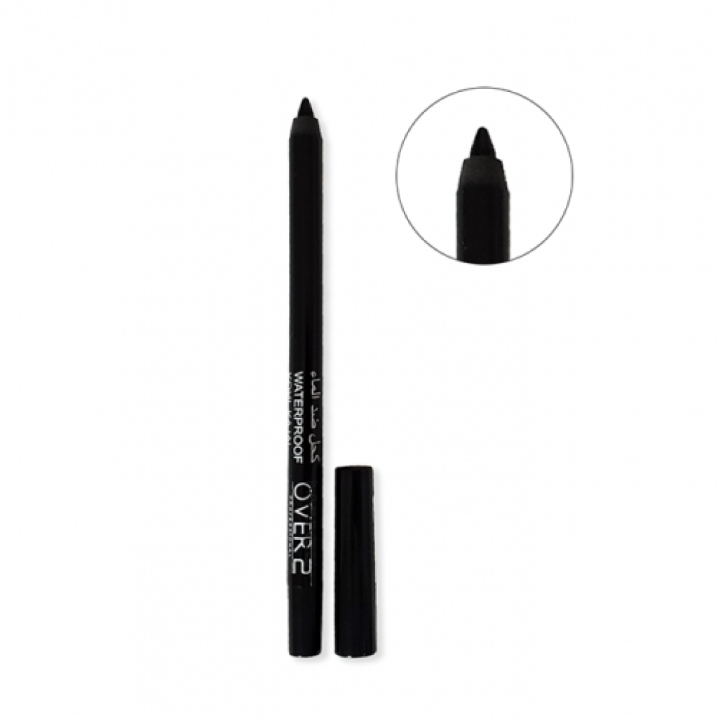 قلم كاجال مقاوم للماء من ميك اوفر 22- اسود - M401